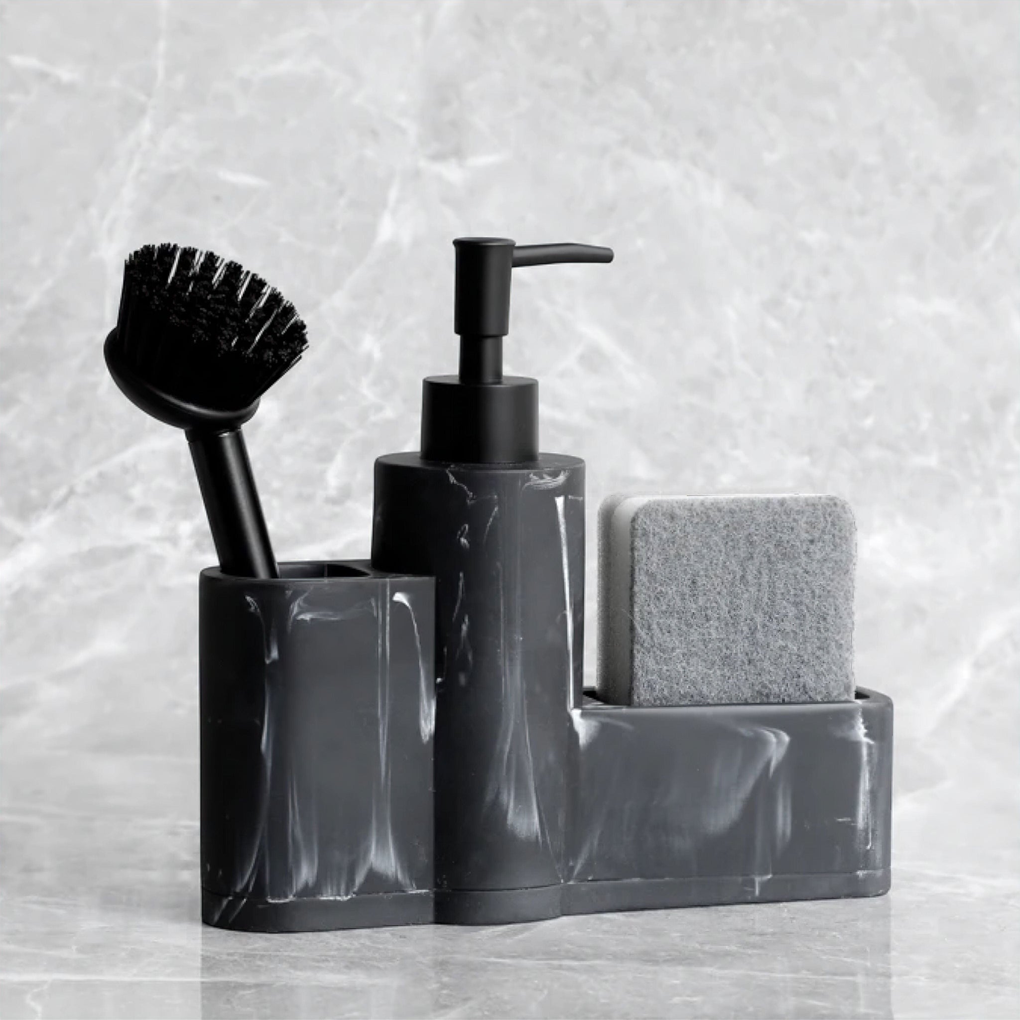 Saksia Soap Dispenser Black 