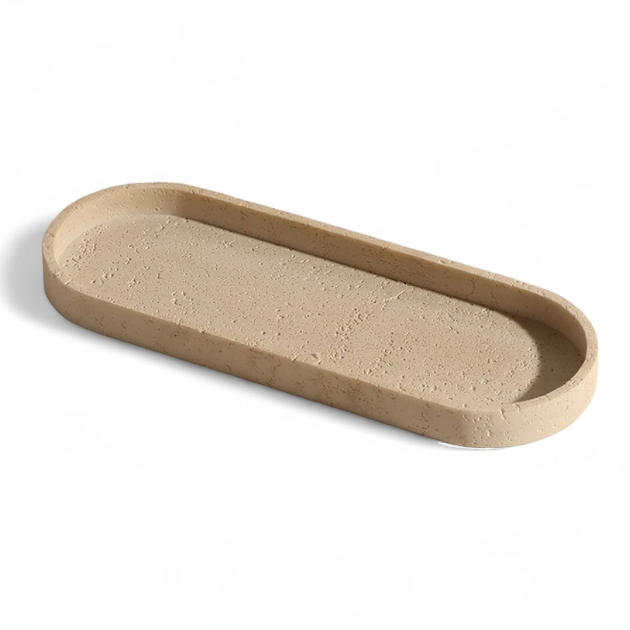 Sandstone Luxe Bathroom Collection Tray 