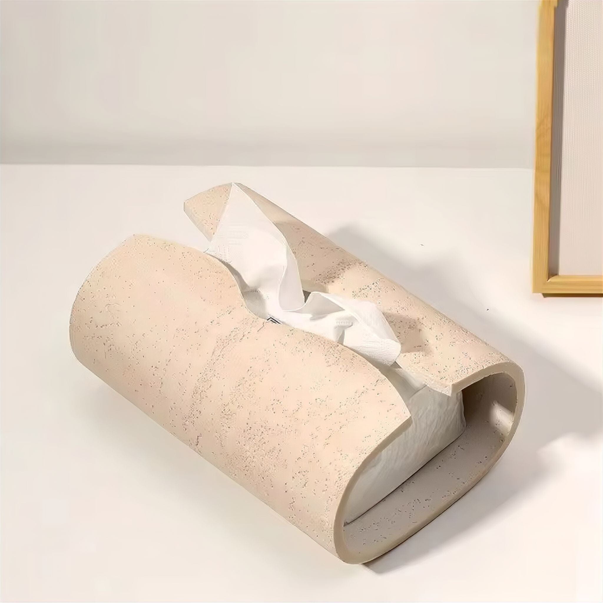 Sandstone Box European Cave Stone Tissue Box | Elegant Napkin Organizer – Victoria Queen