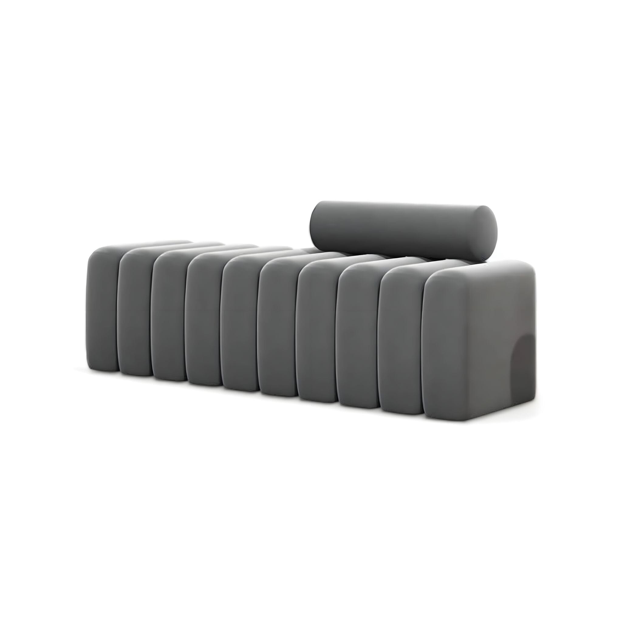 Sara Shoe Stool Grey 120cm 