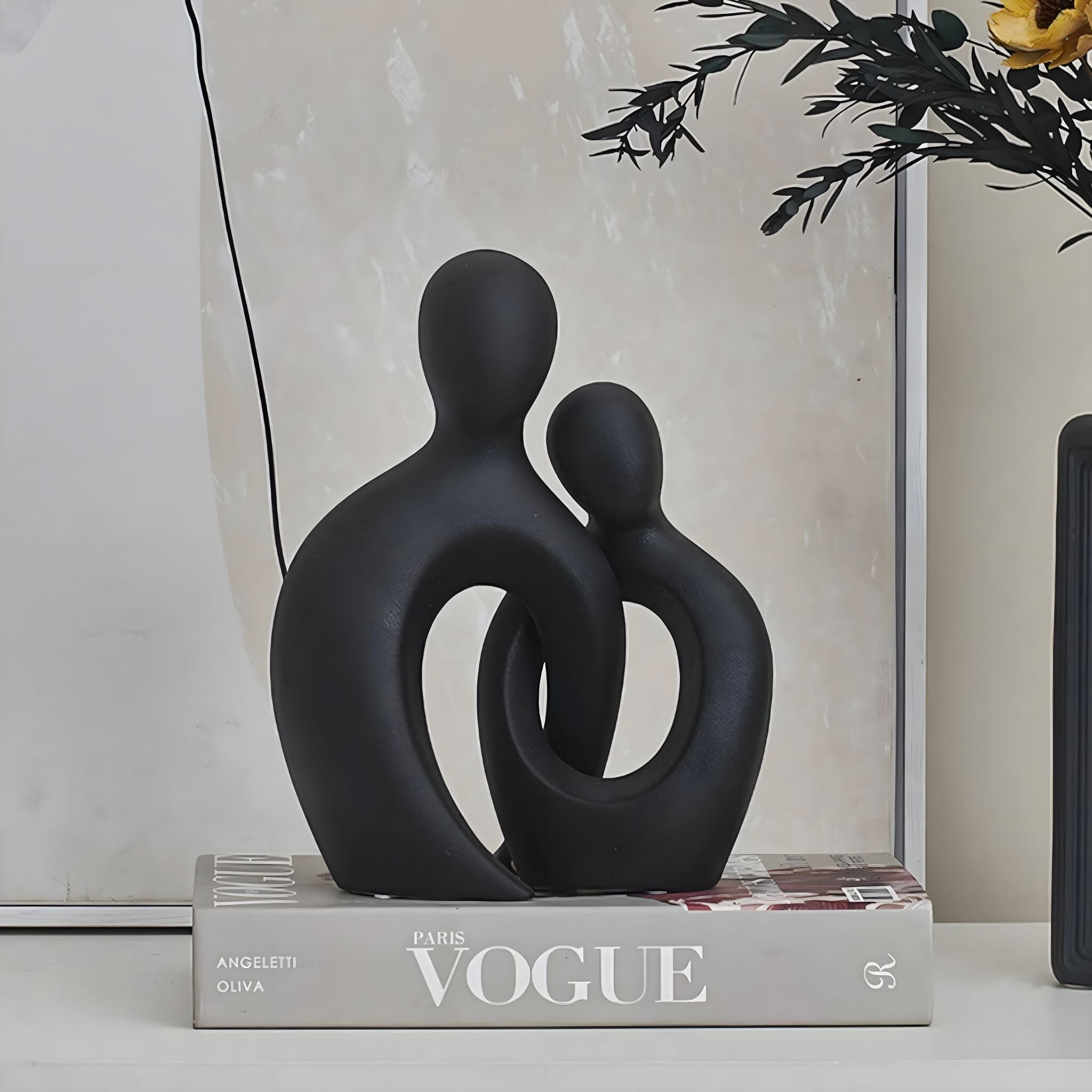 Sculpted Harmony Statue Black Set 