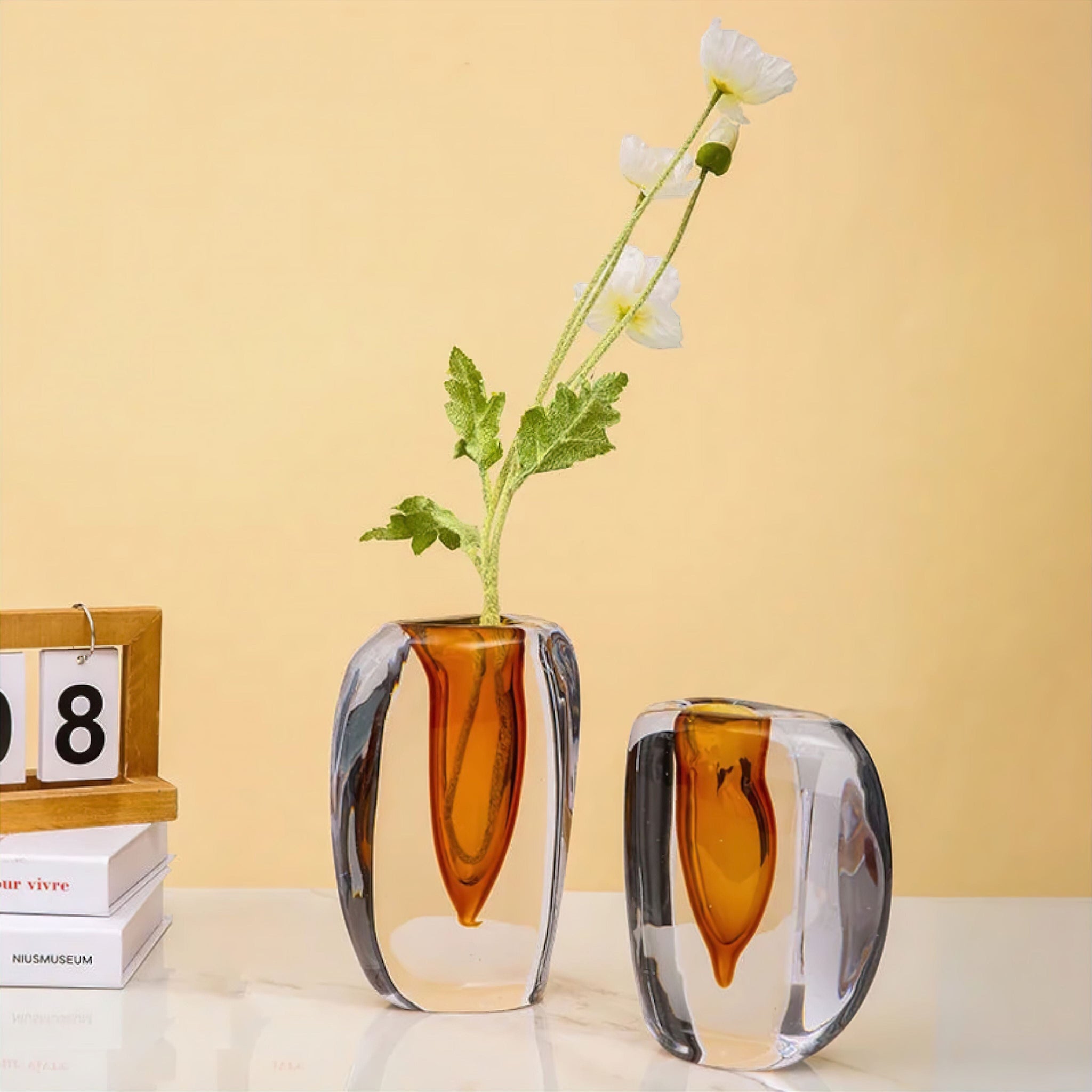 Sculpture Florale Vase 