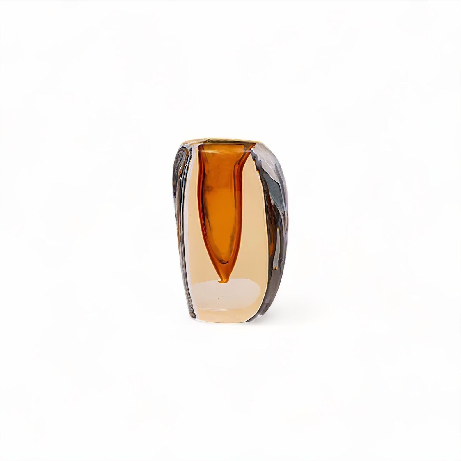 Sculpture Florale Vase S Orange 