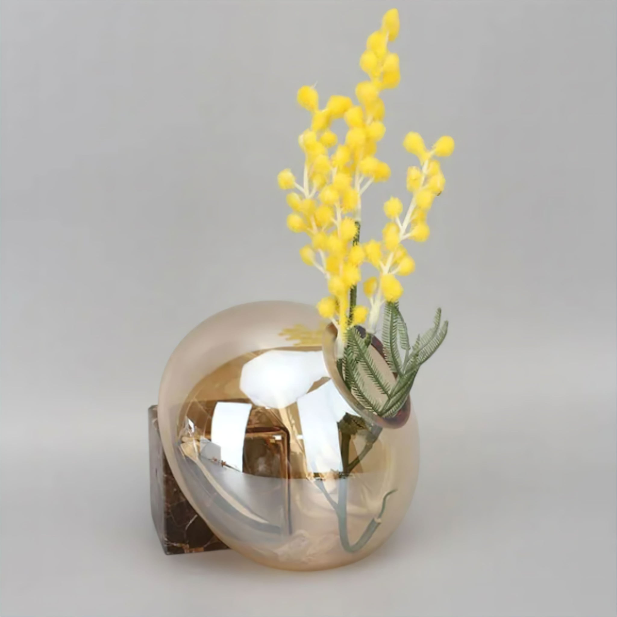 Sofia Marble Glass Vase (JS) 
