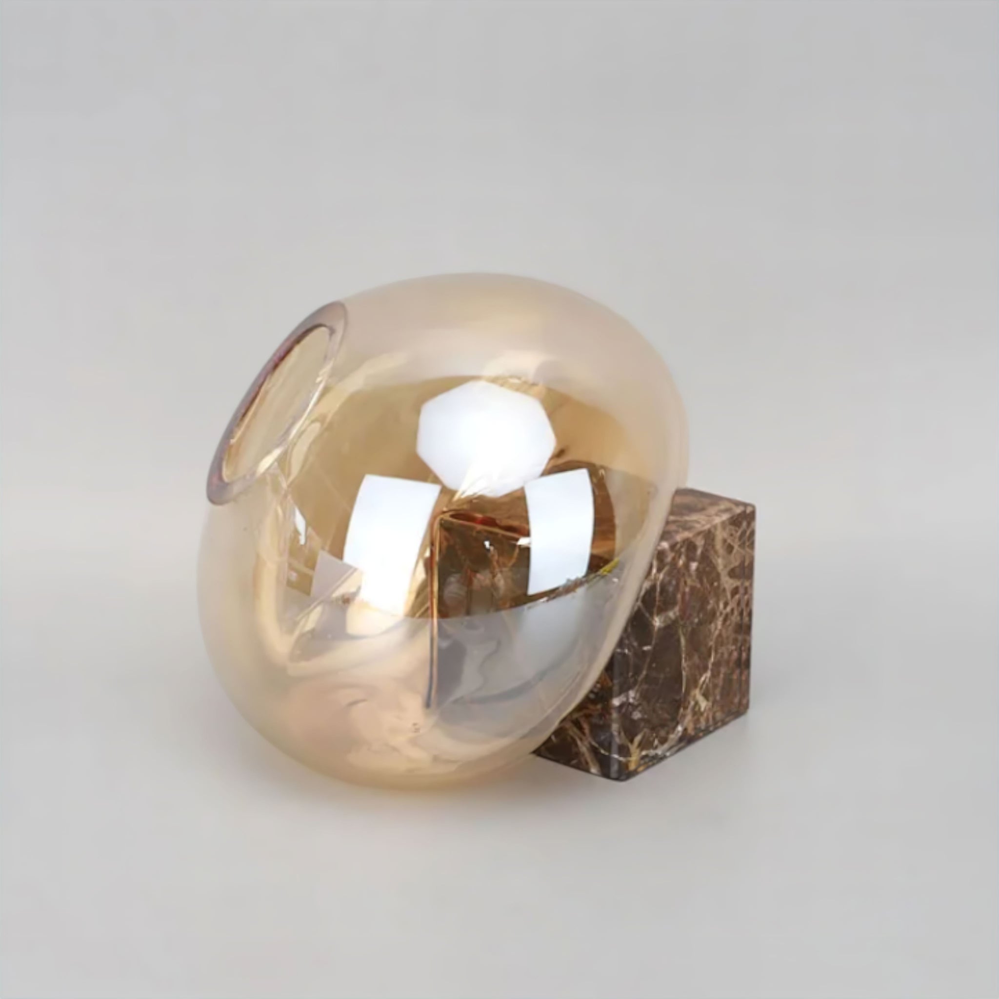 Sofia Marble Glass Vase (JS) 