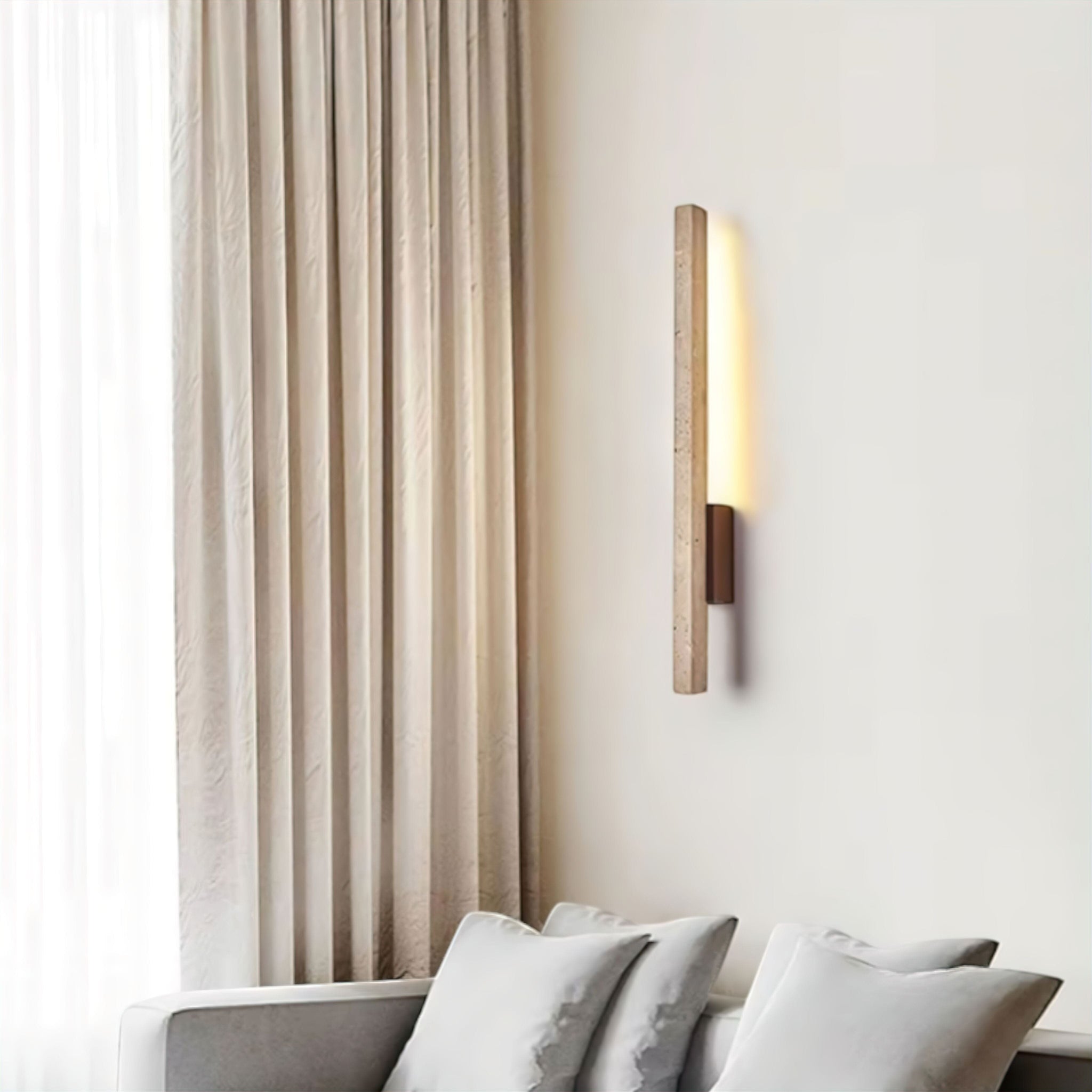 Sofia Travertine Wall Light (JS) 4th image updated 