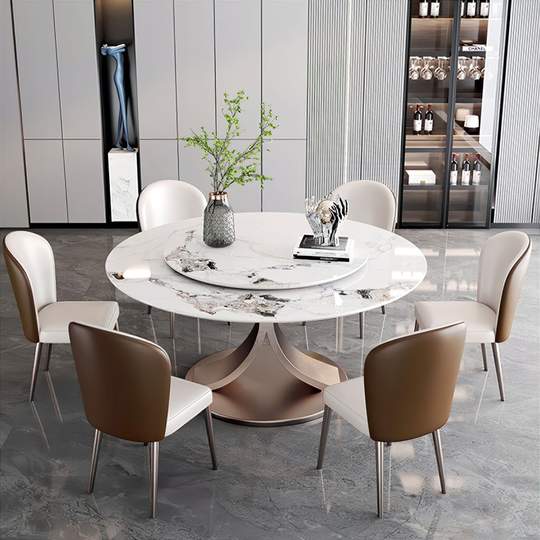 Solange Slate Dining Table Dining Table 
