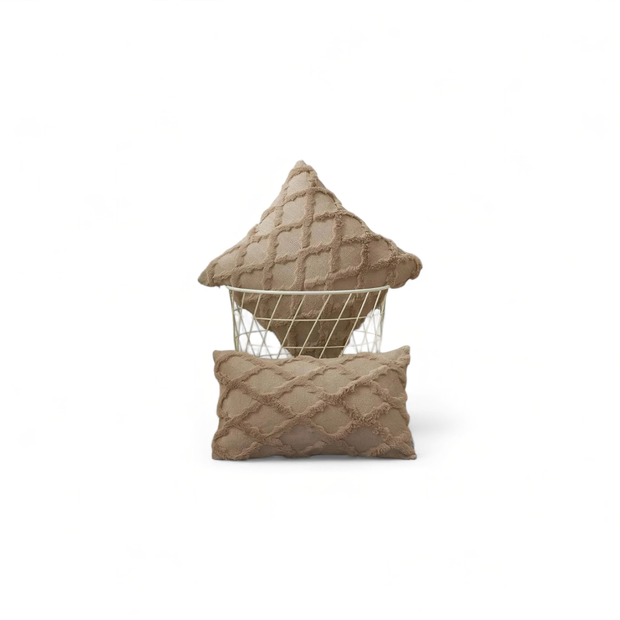 Solène Pillow Cover (JS) Khaki 30 x 50cm 