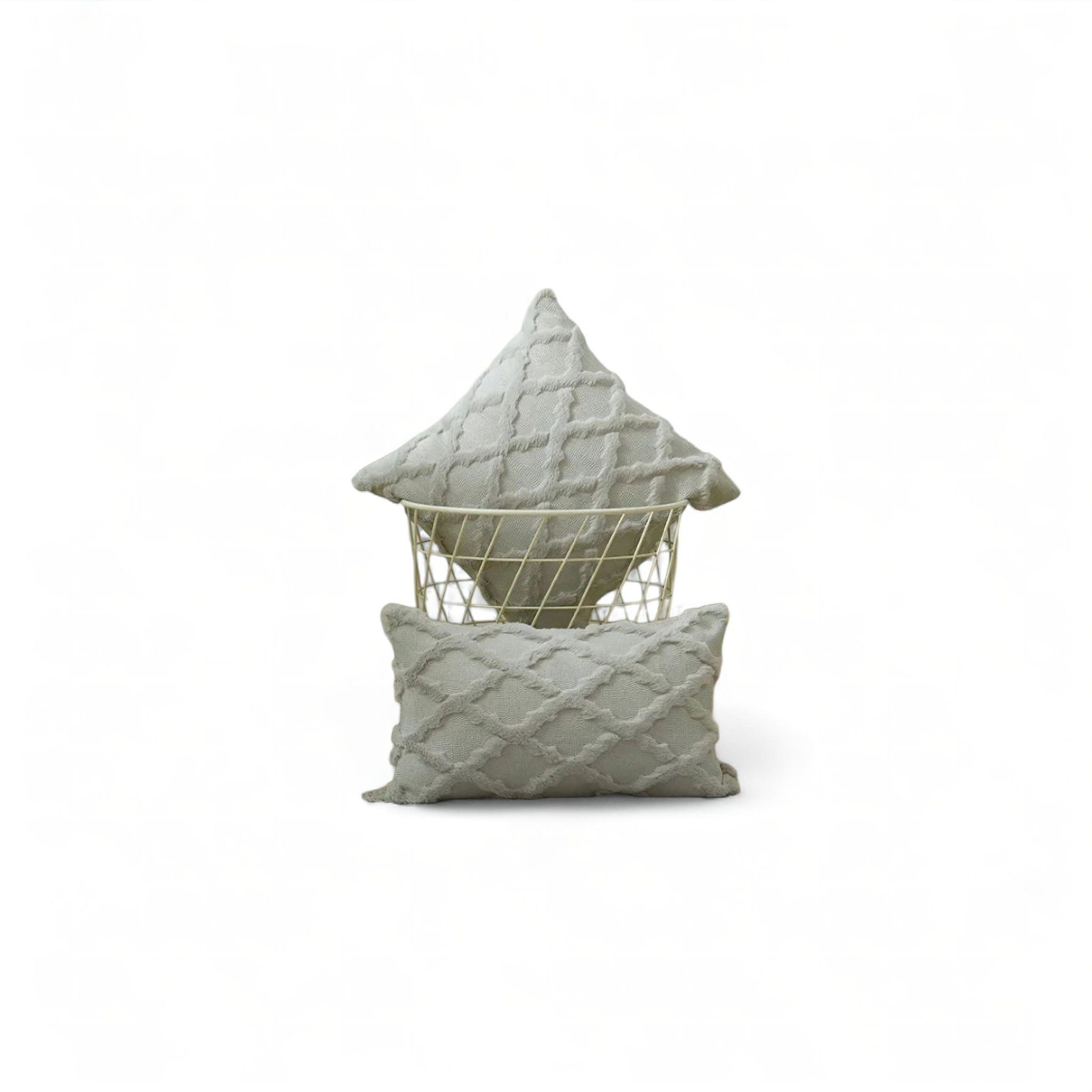 Solène Pillow Cover (JS) Light Grey 30 x 50cm 