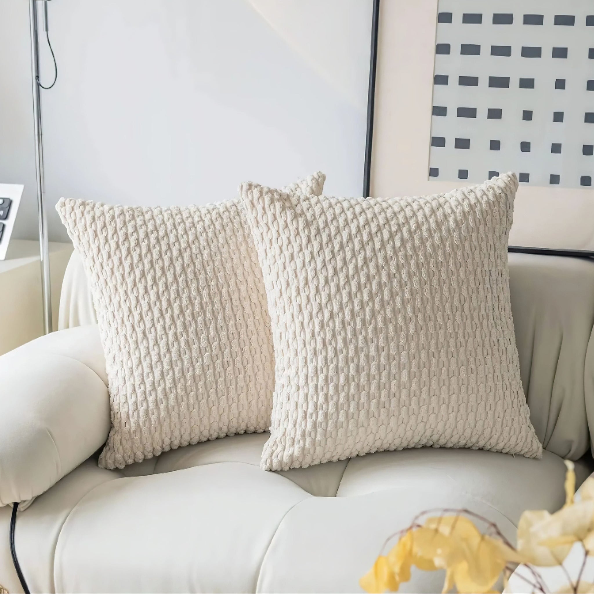 Stefanie Pillow Cover - WORKING Beige 30 x 50cm 