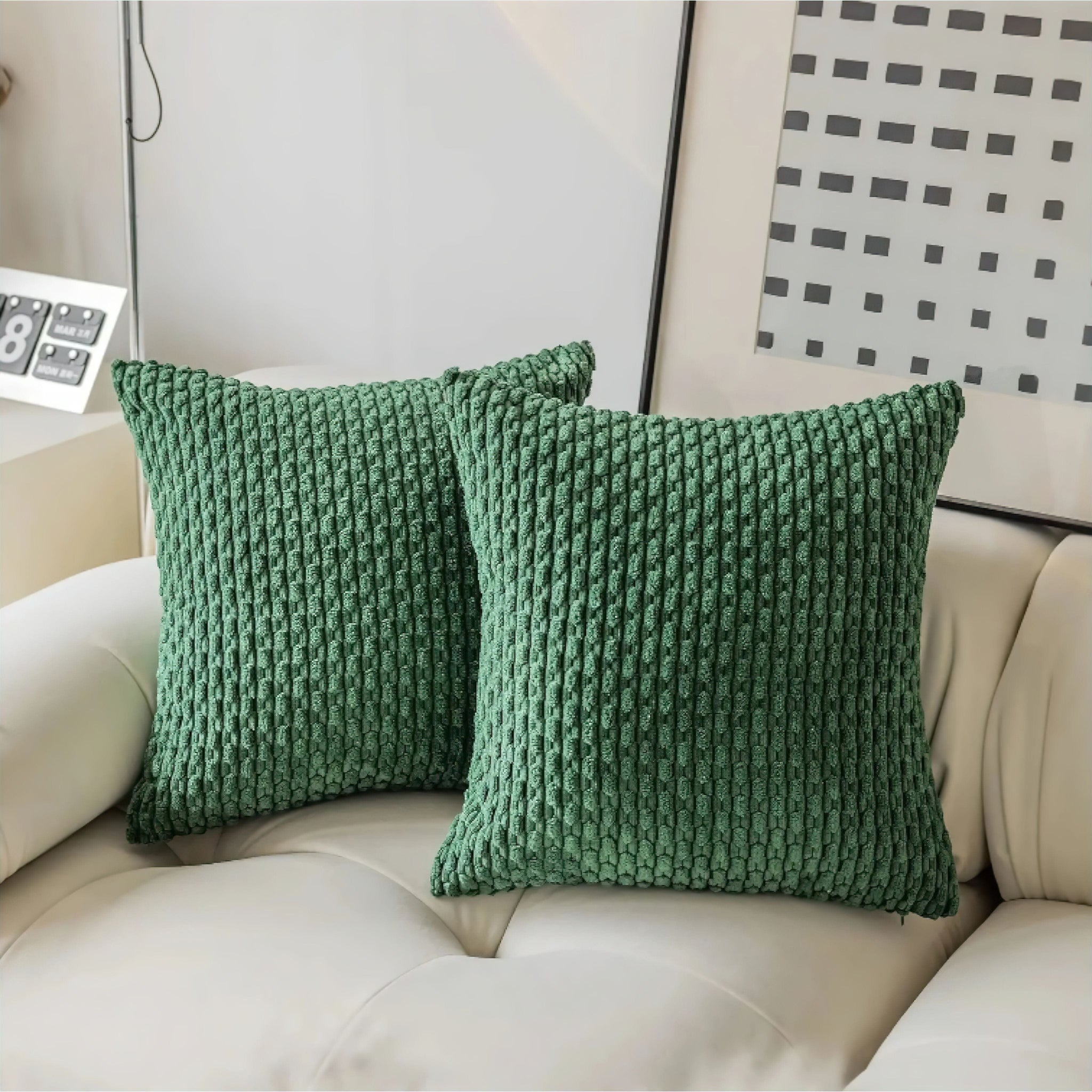Stefanie Pillow Cover - WORKING Dark Green 30 x 50cm 