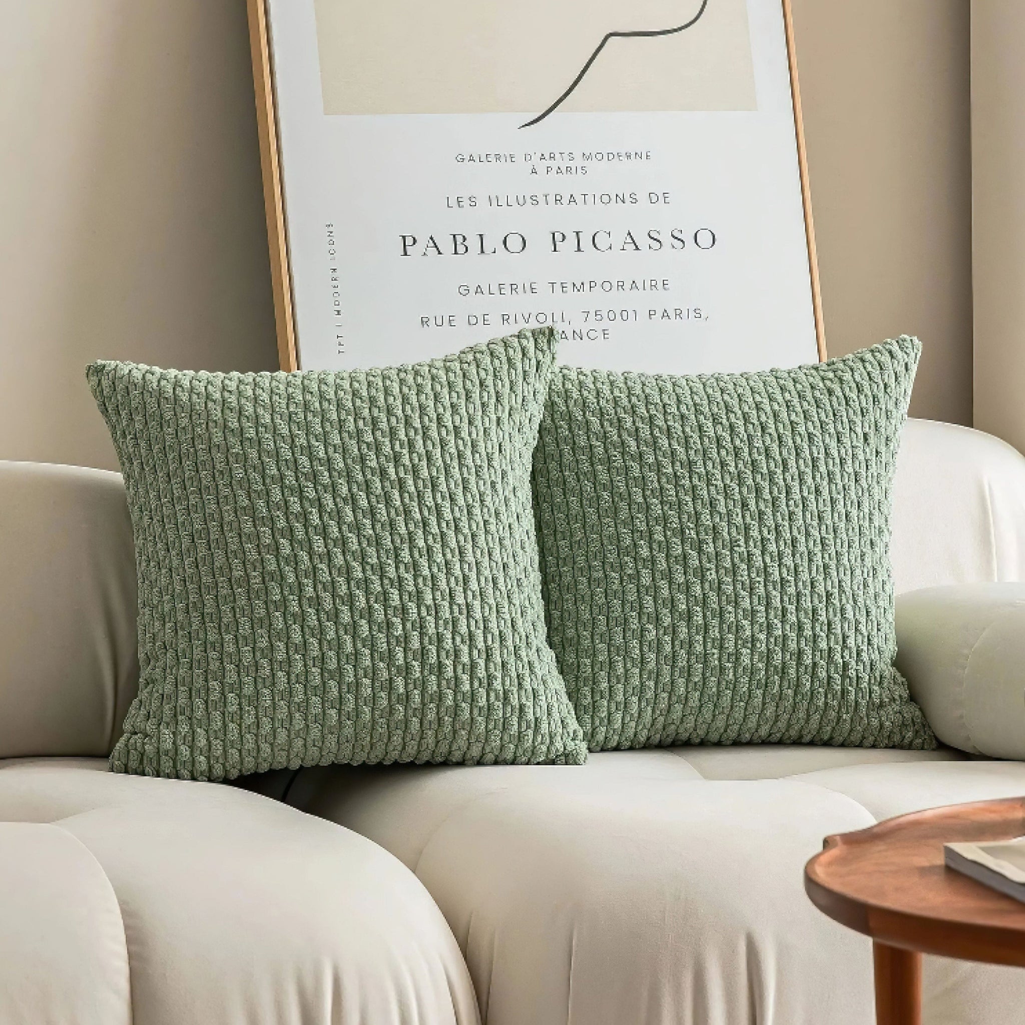 Stefanie Pillow Cover - WORKING Green 30 x 50cm 