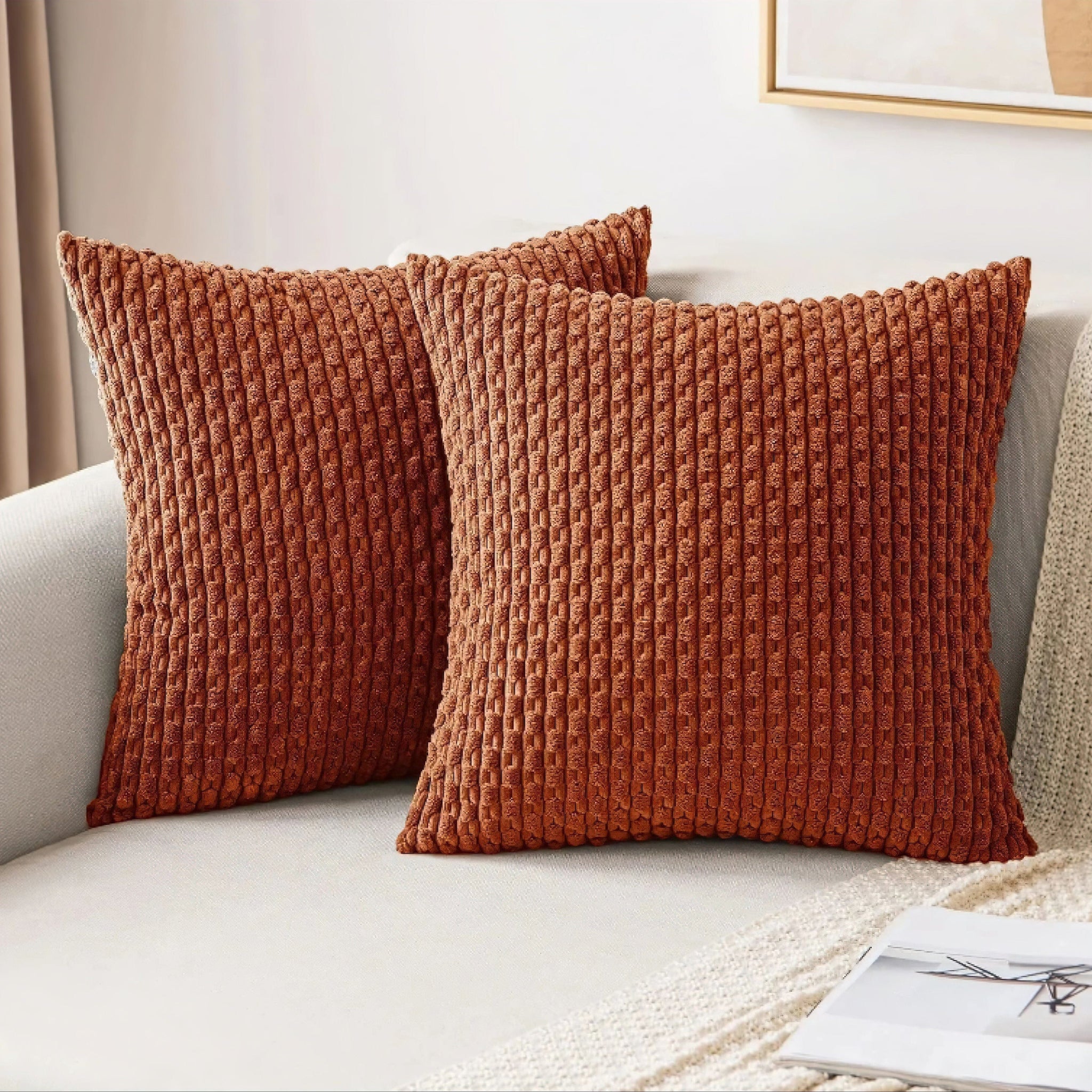 Stefanie Pillow Cover - WORKING Orange 30 x 50cm 