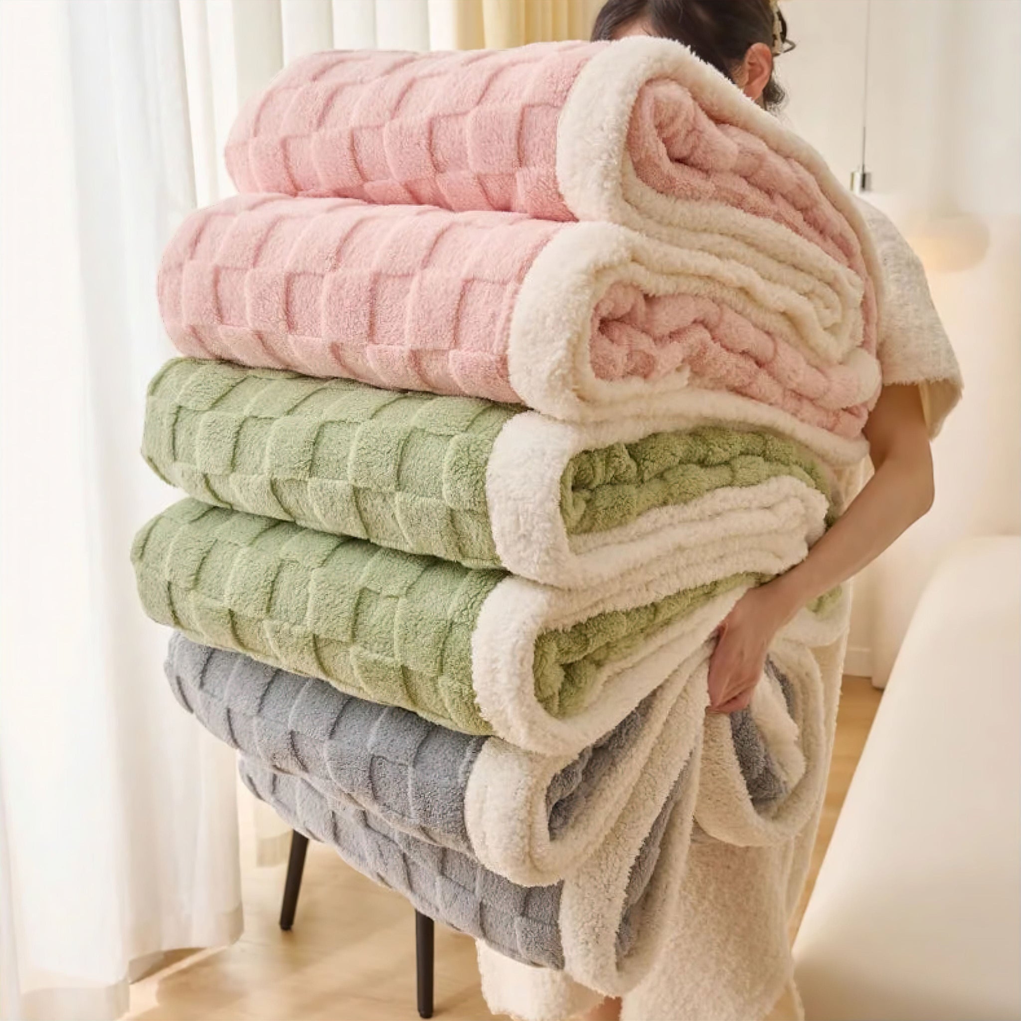 Large Double Thick Velvet Blanket 