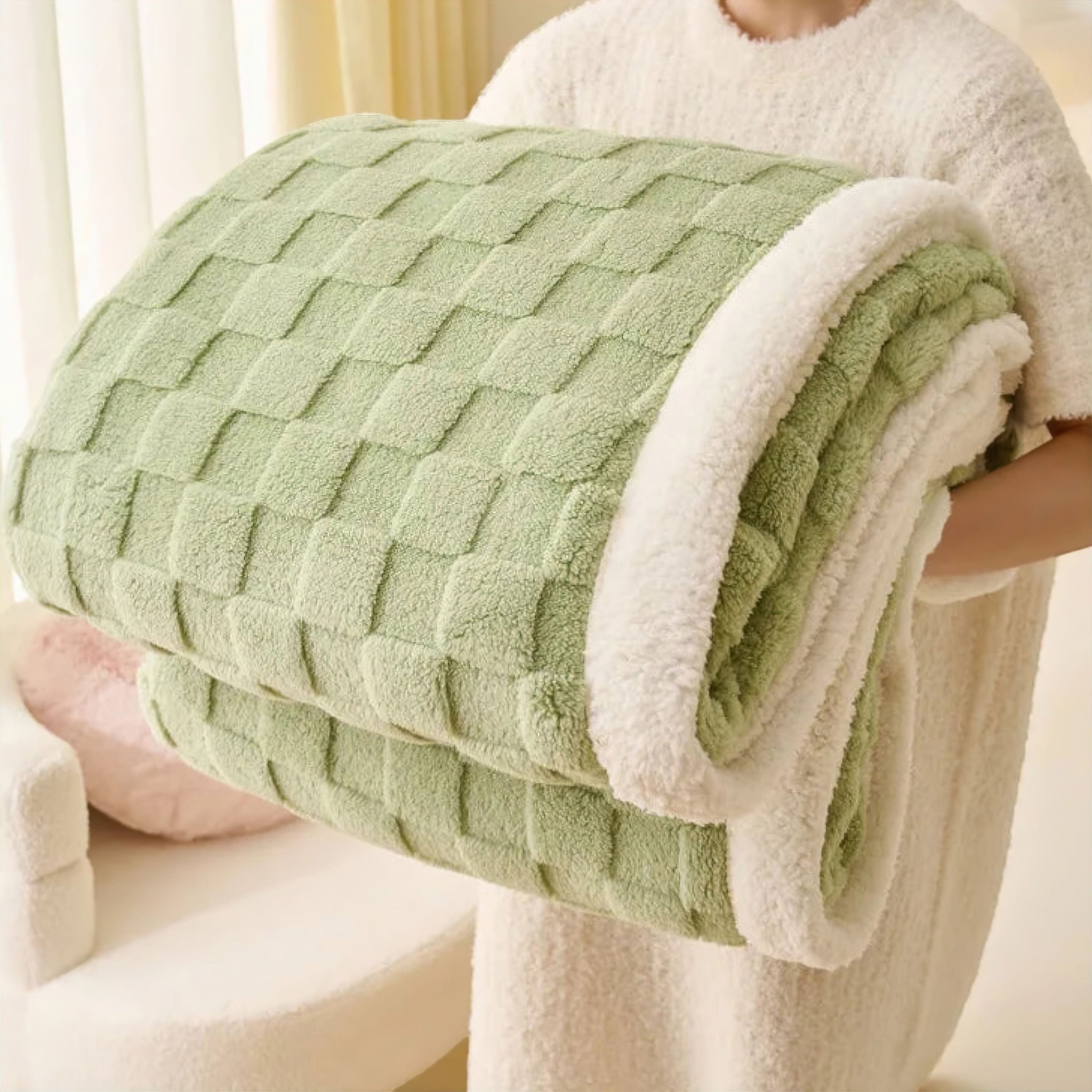 Susanna Blanket Green 100 x 150cm 