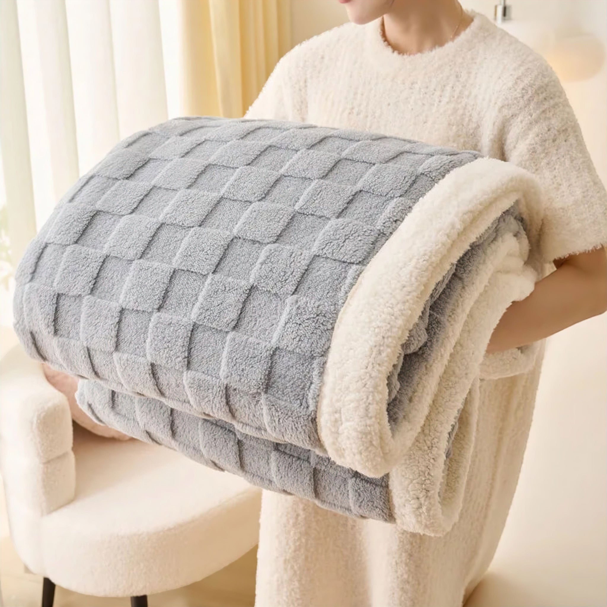 Susanna Blanket Grey 100 x 150cm 