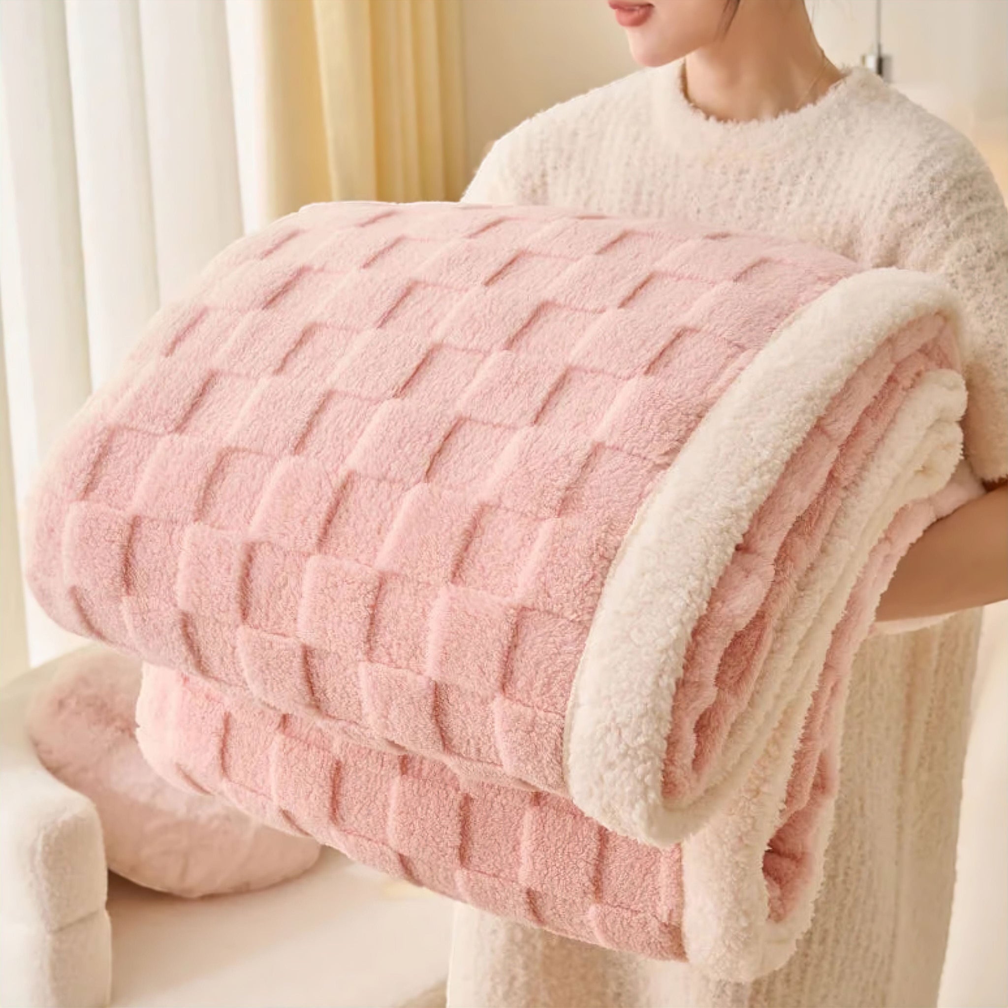 Susanna Blanket Light Pink 100 x 150cm 