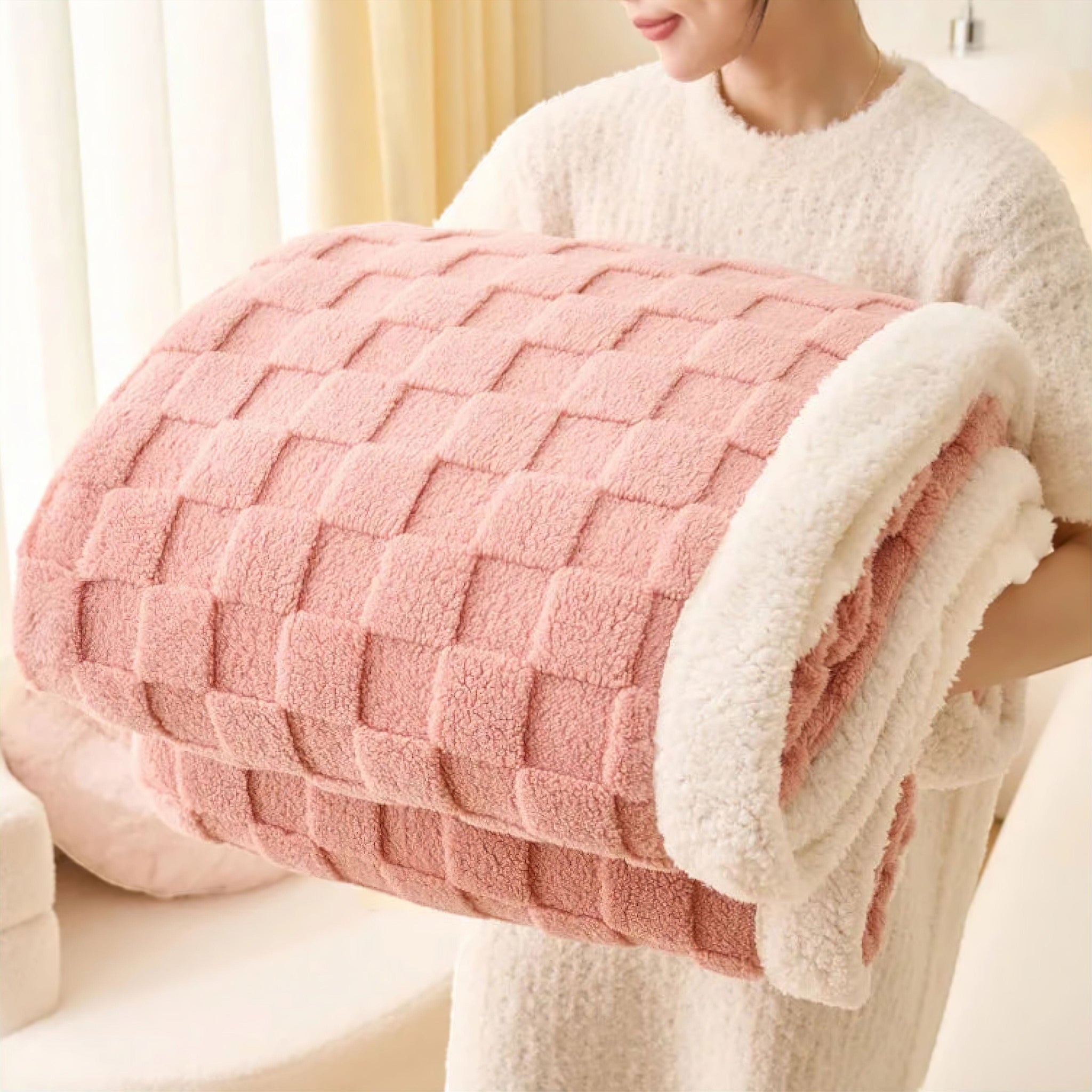 Susanna Blanket Pink 100 x 150cm 