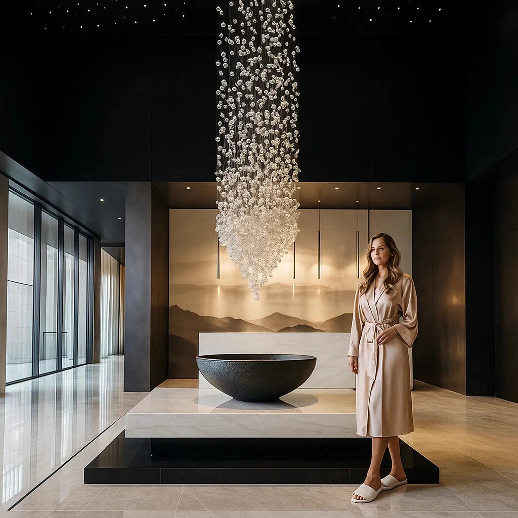 Sylvain Stone Chandelier Lighting 