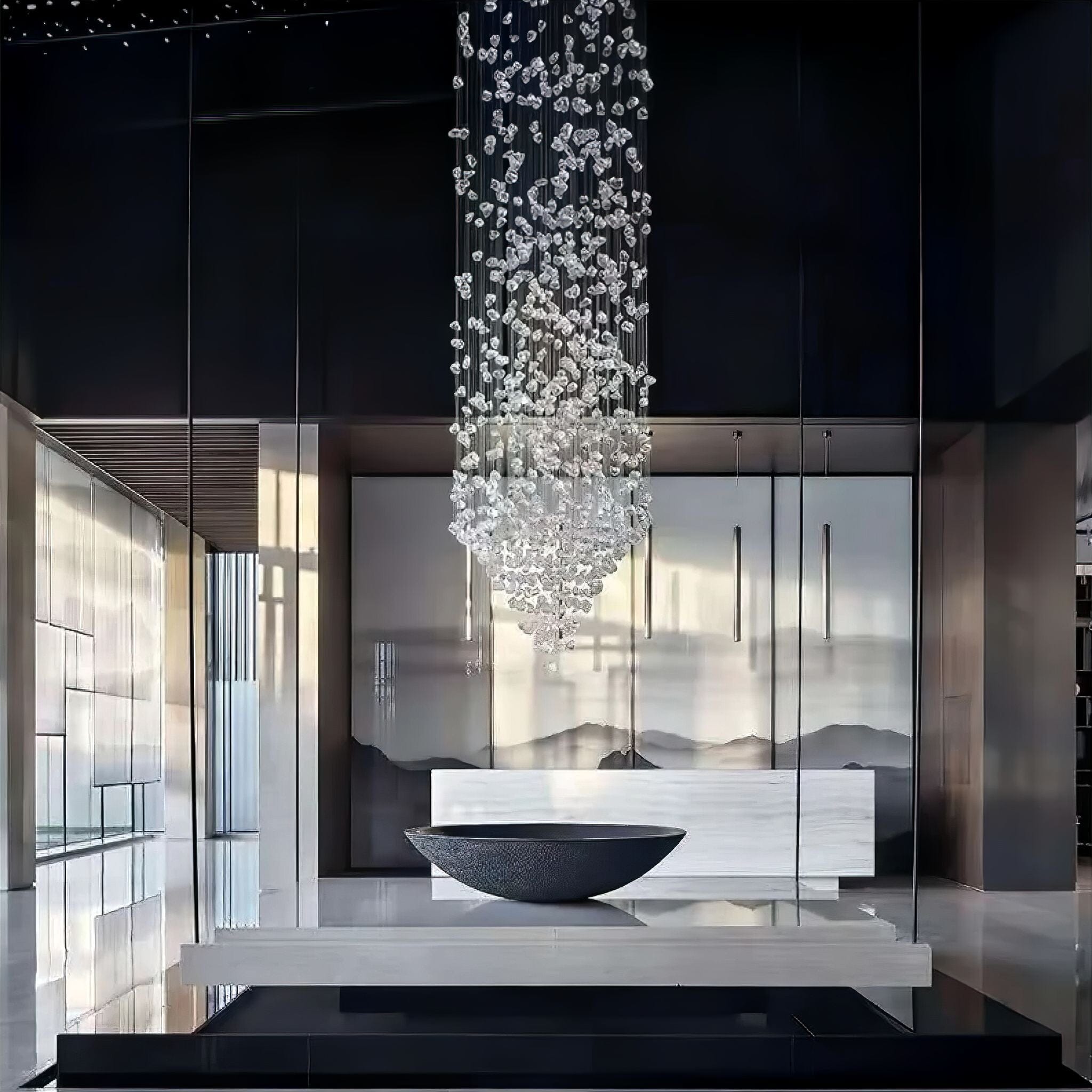 Sylvain Stone Chandelier Lighting 