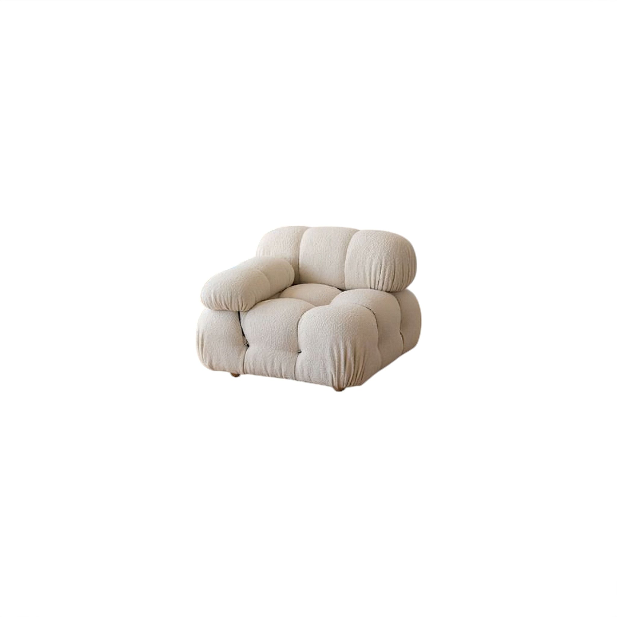 Tancredi Sofa (JS) sizes are updated 90cm x 90cm + Right Armrest 