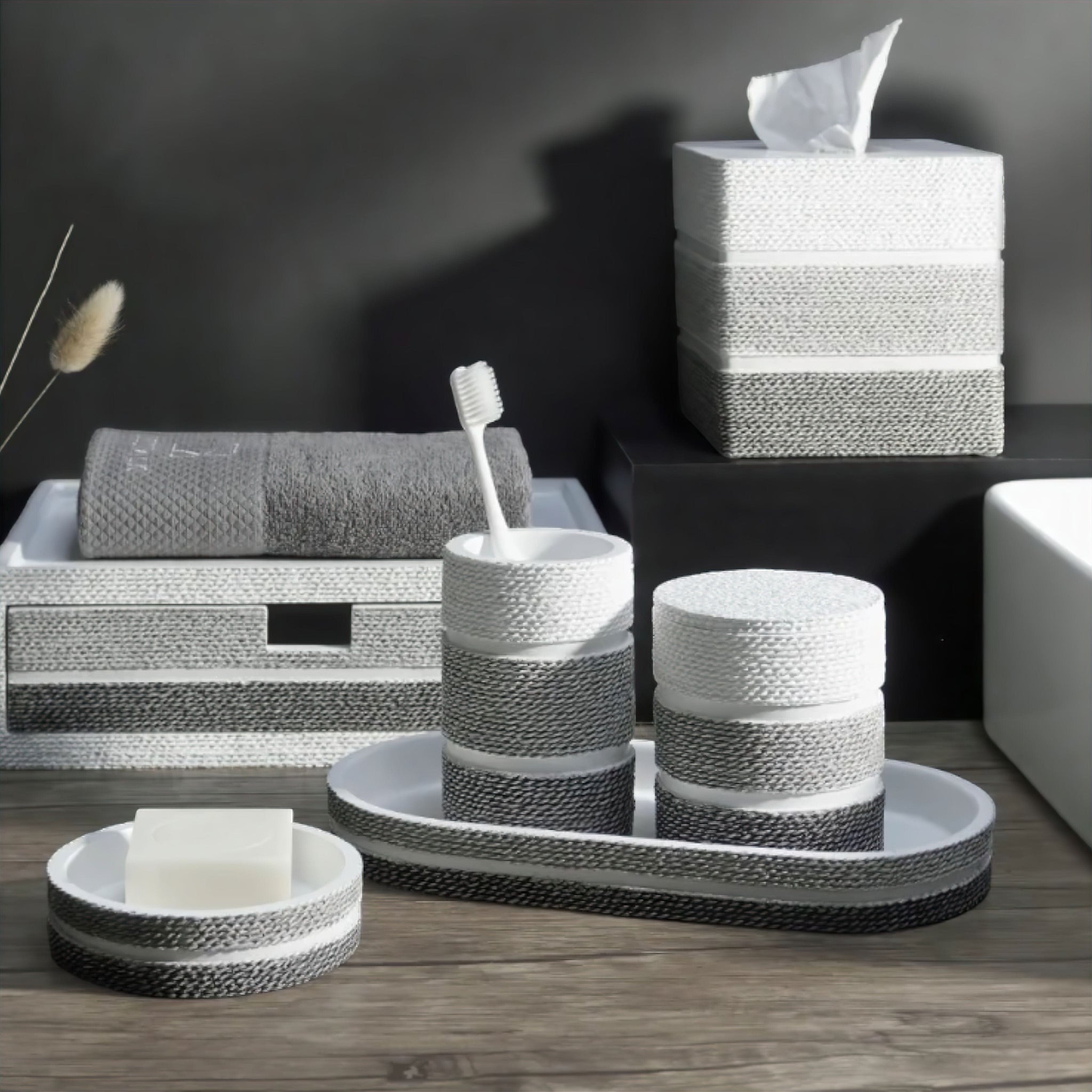 Tranquil Bathroom Accessories Collection 