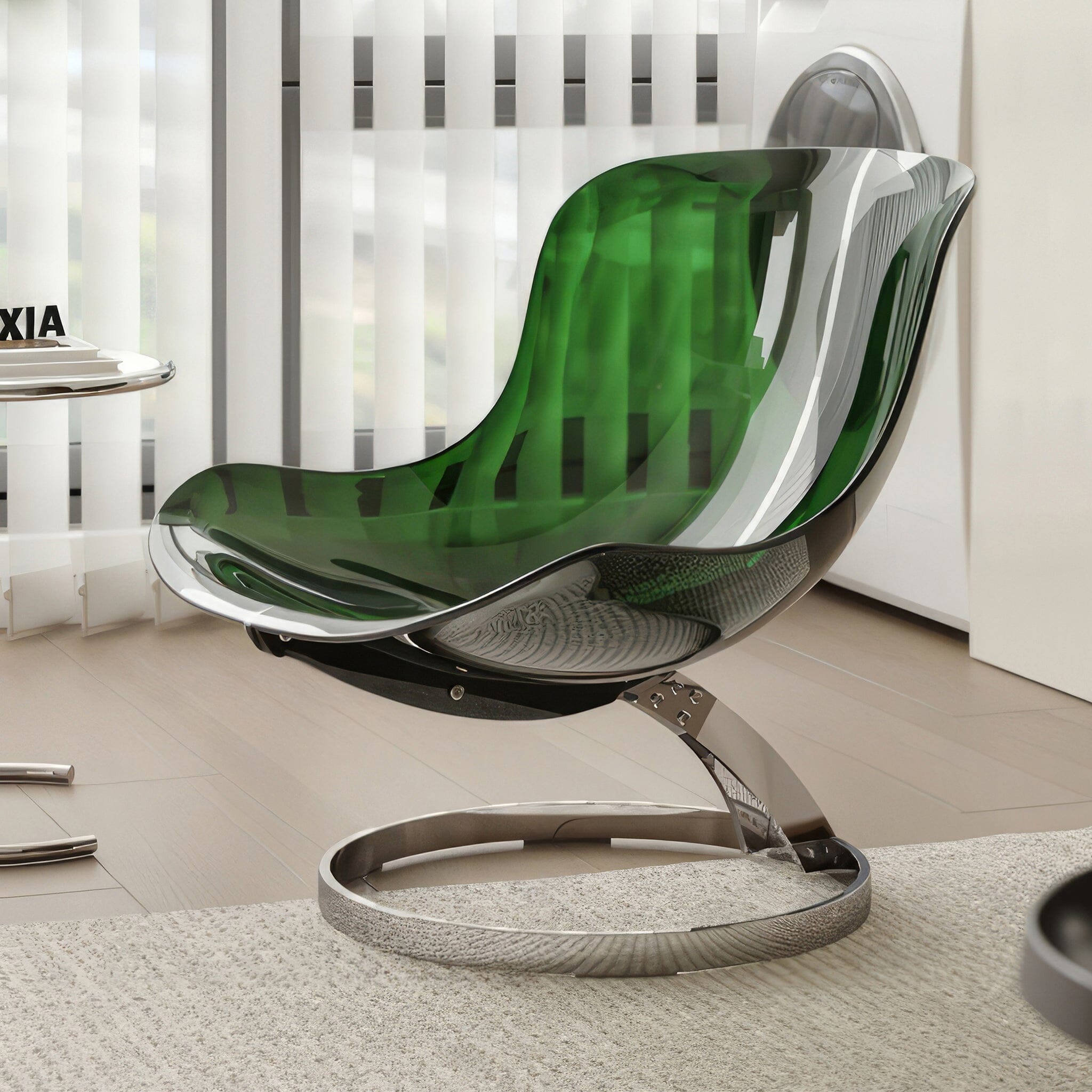 Transparent Occasional Chair Occasional Chair Green 