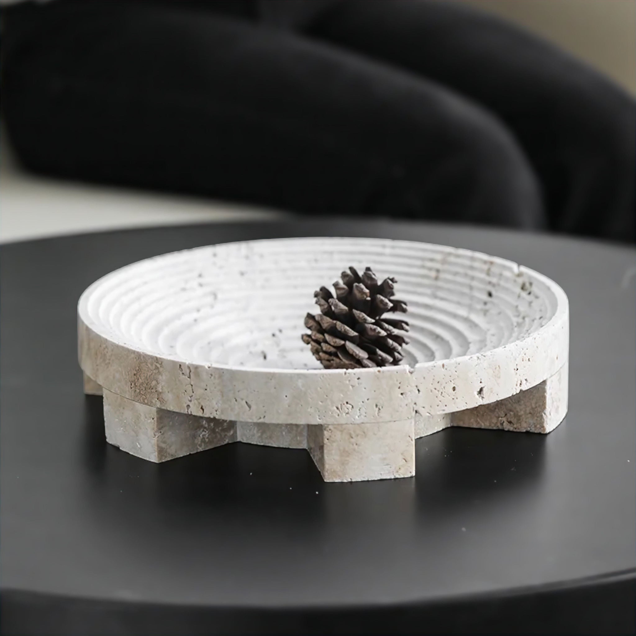 Travertine Elegance Tray Collection B 