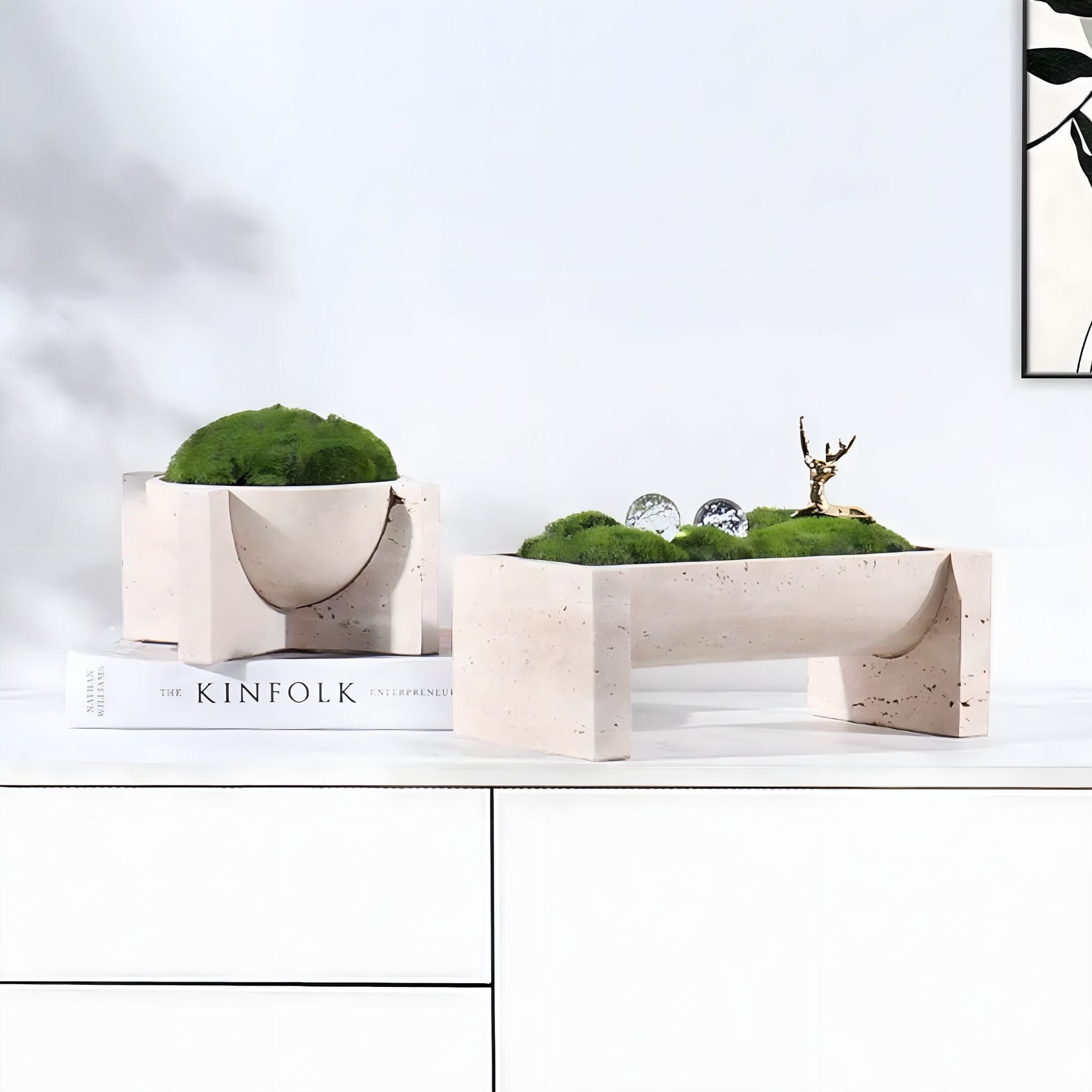 Travertine Pot Collection 