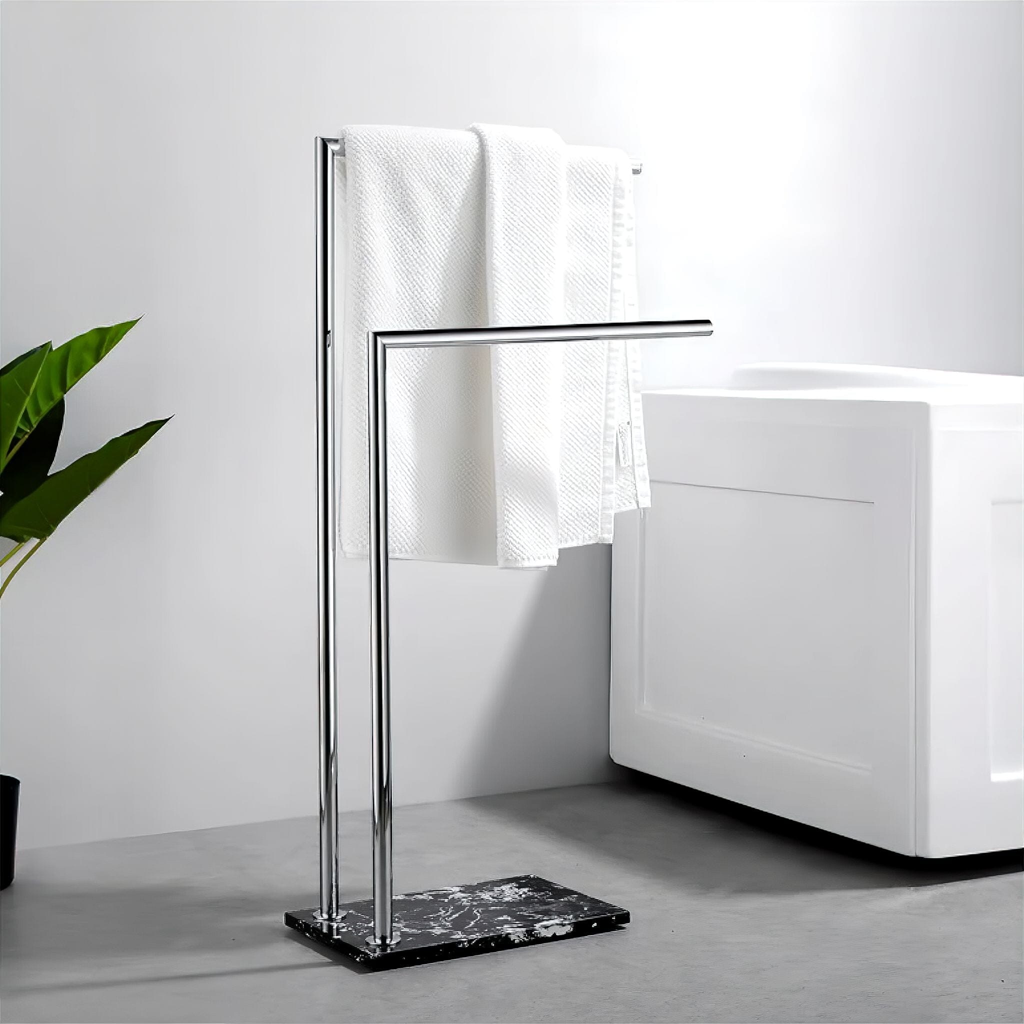 Vivian Towel Rack Towel Rack Silver 