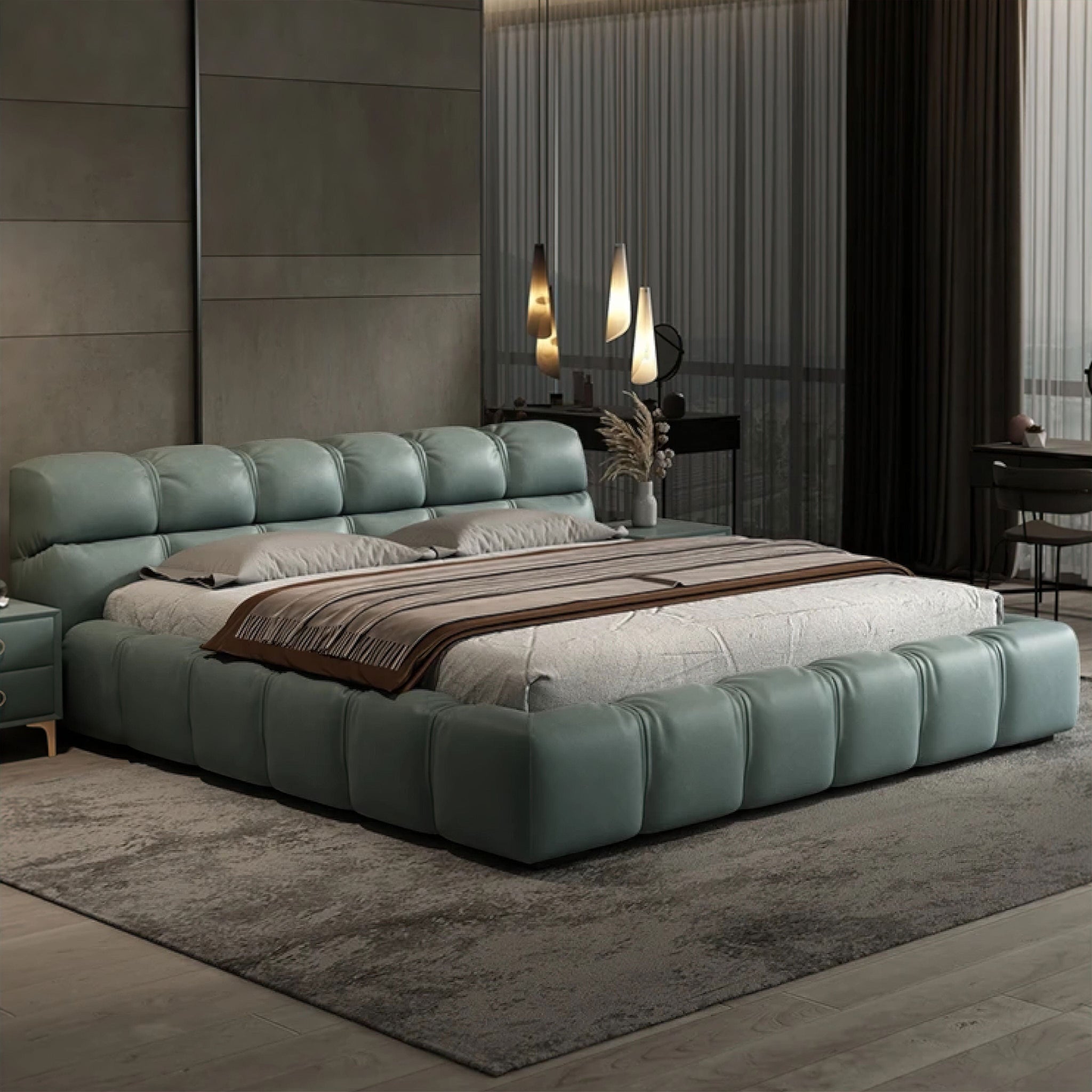 Wilfred Bed Green Queen 
