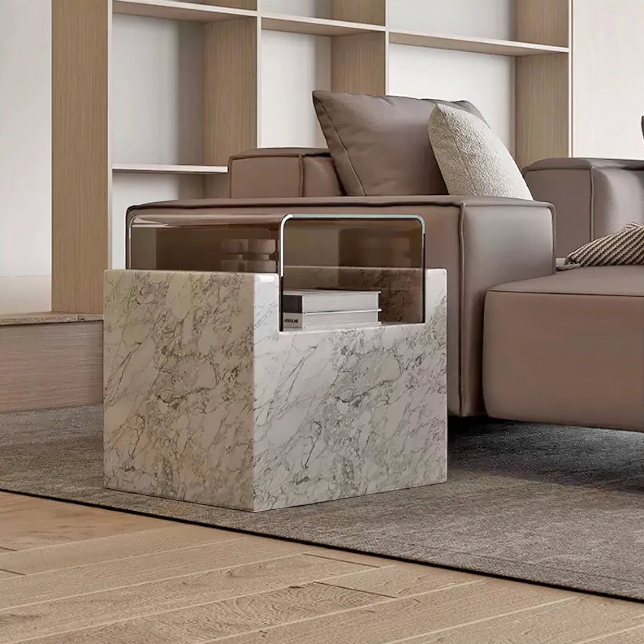 William Side Table Off White 