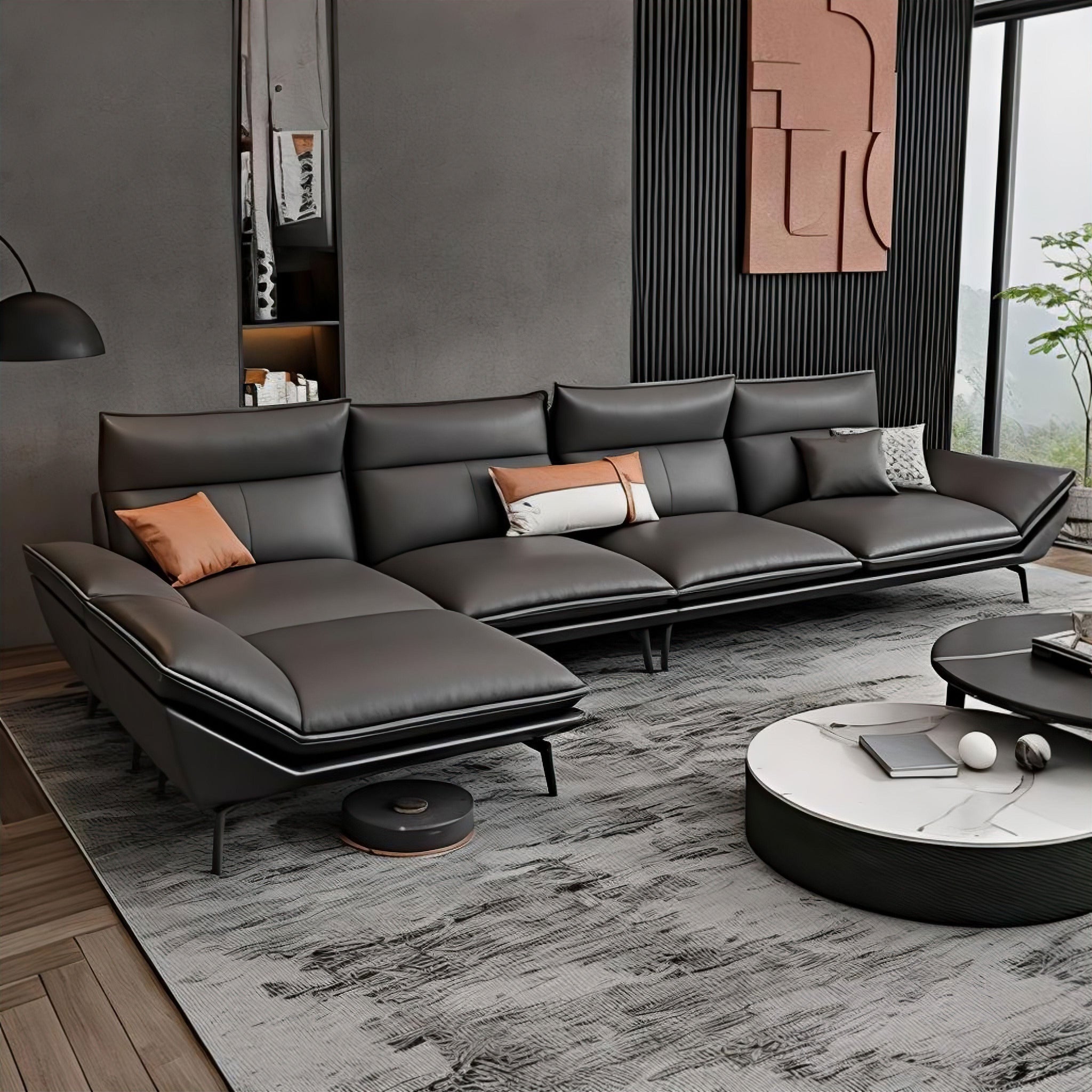 Xavier Sofa Sofa 260cm + 165cm Chaise 