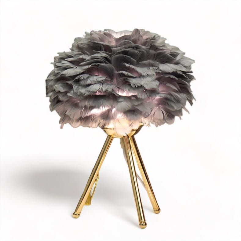 Yvonne Lamp Lamp Grey & Gold 