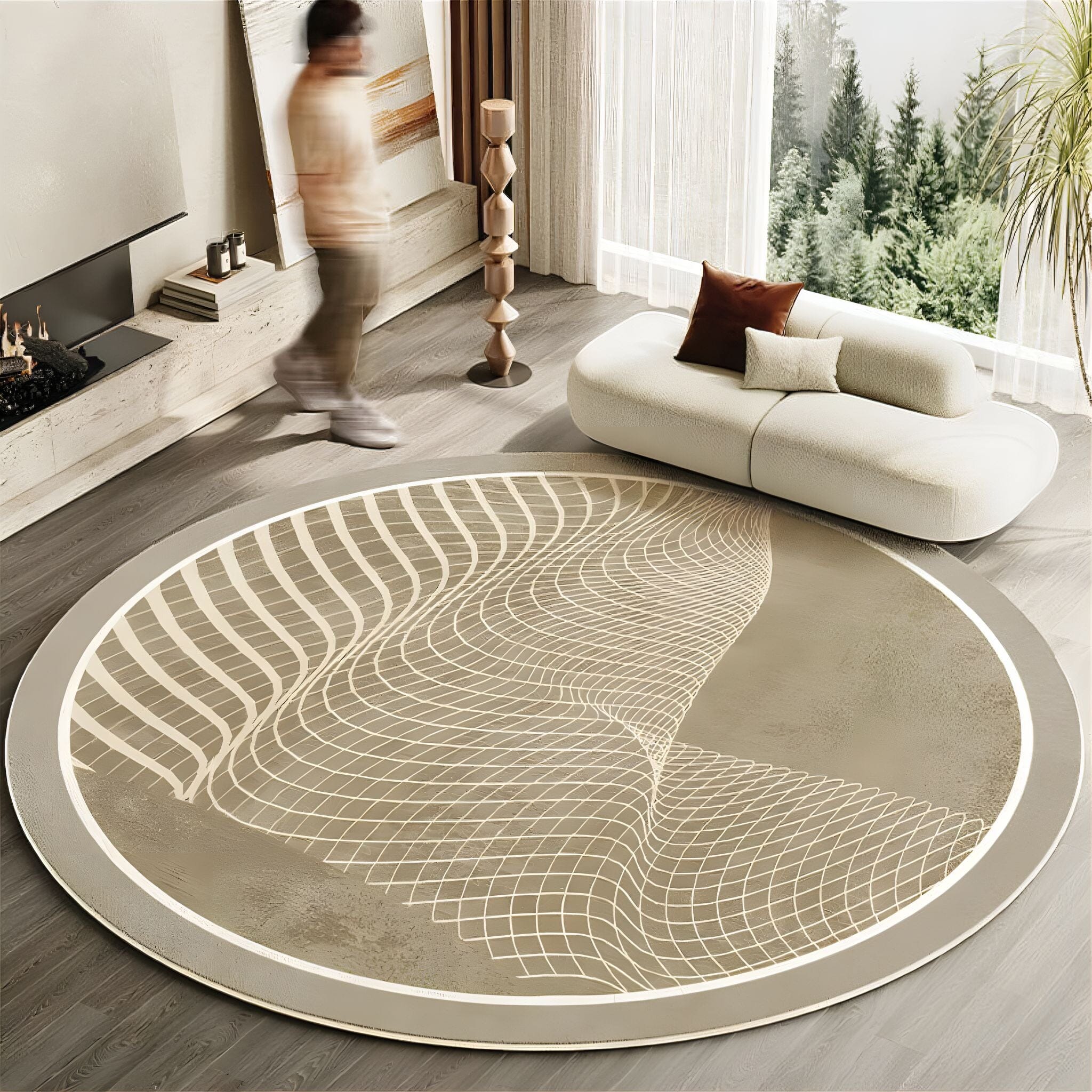 Zen Circle Rug Collection 4 180cm 