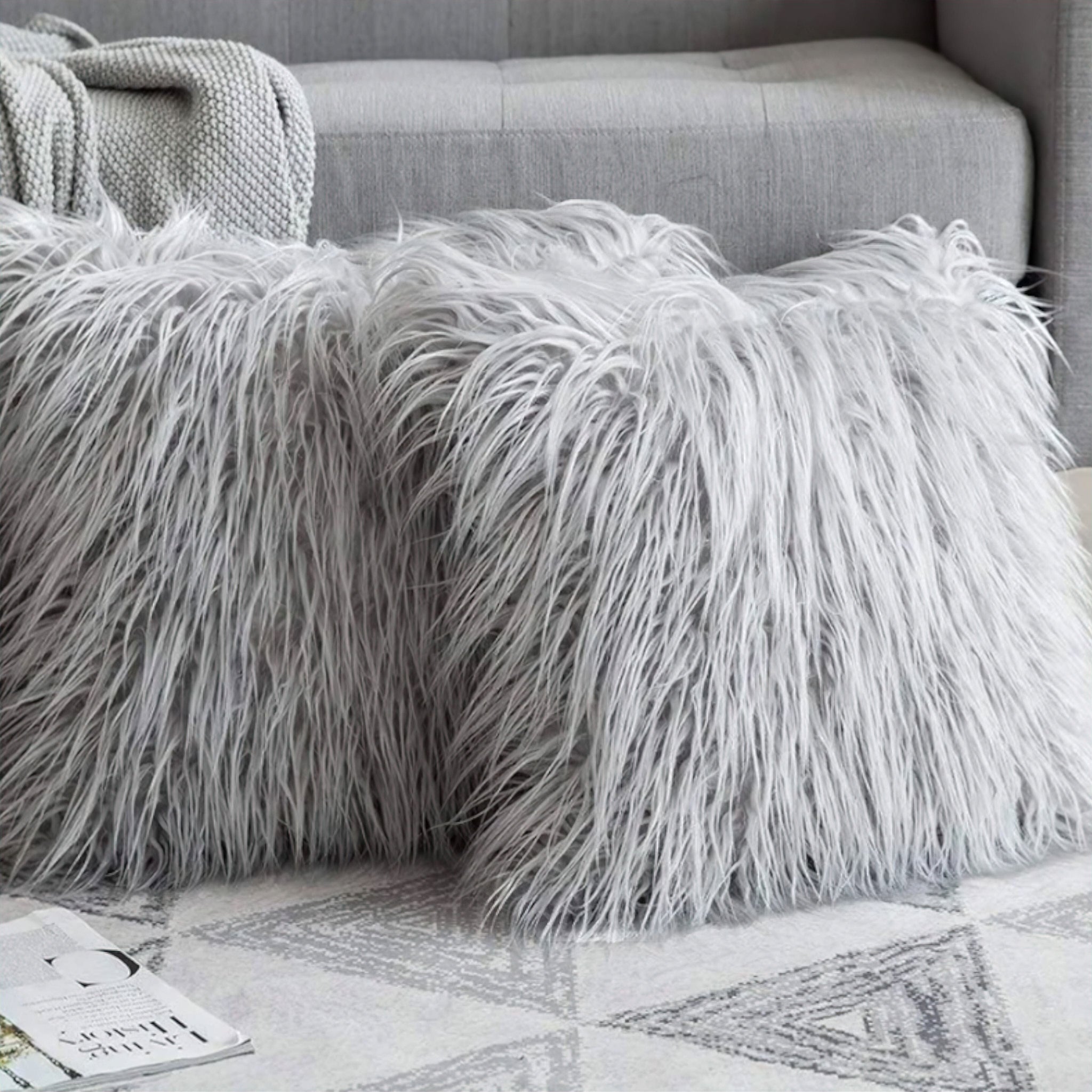 Zena Plush Cushion Cover Decor 