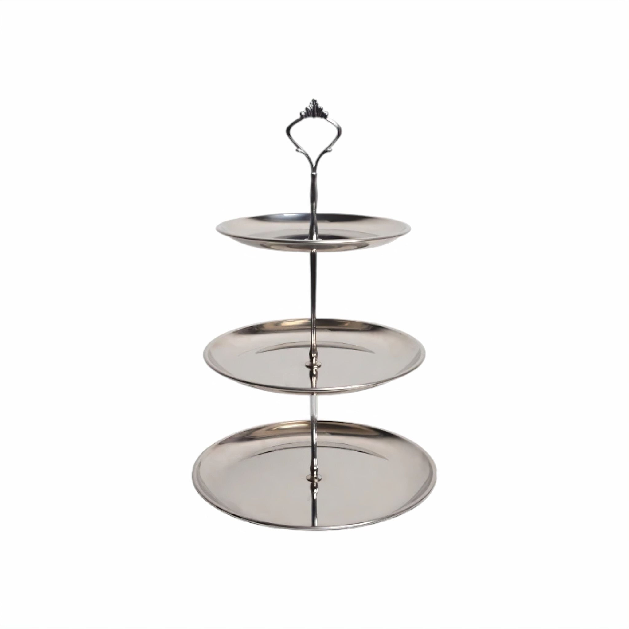 Zephyrine Layered Plates Kitchen & Dining Three layers Silver 